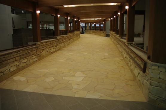 Fossilstone floor